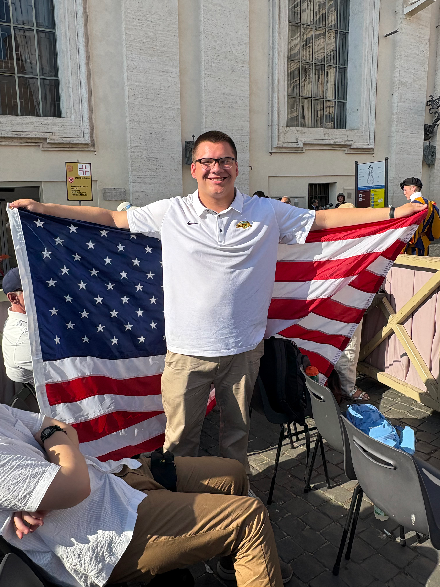 Rome-American-Flag