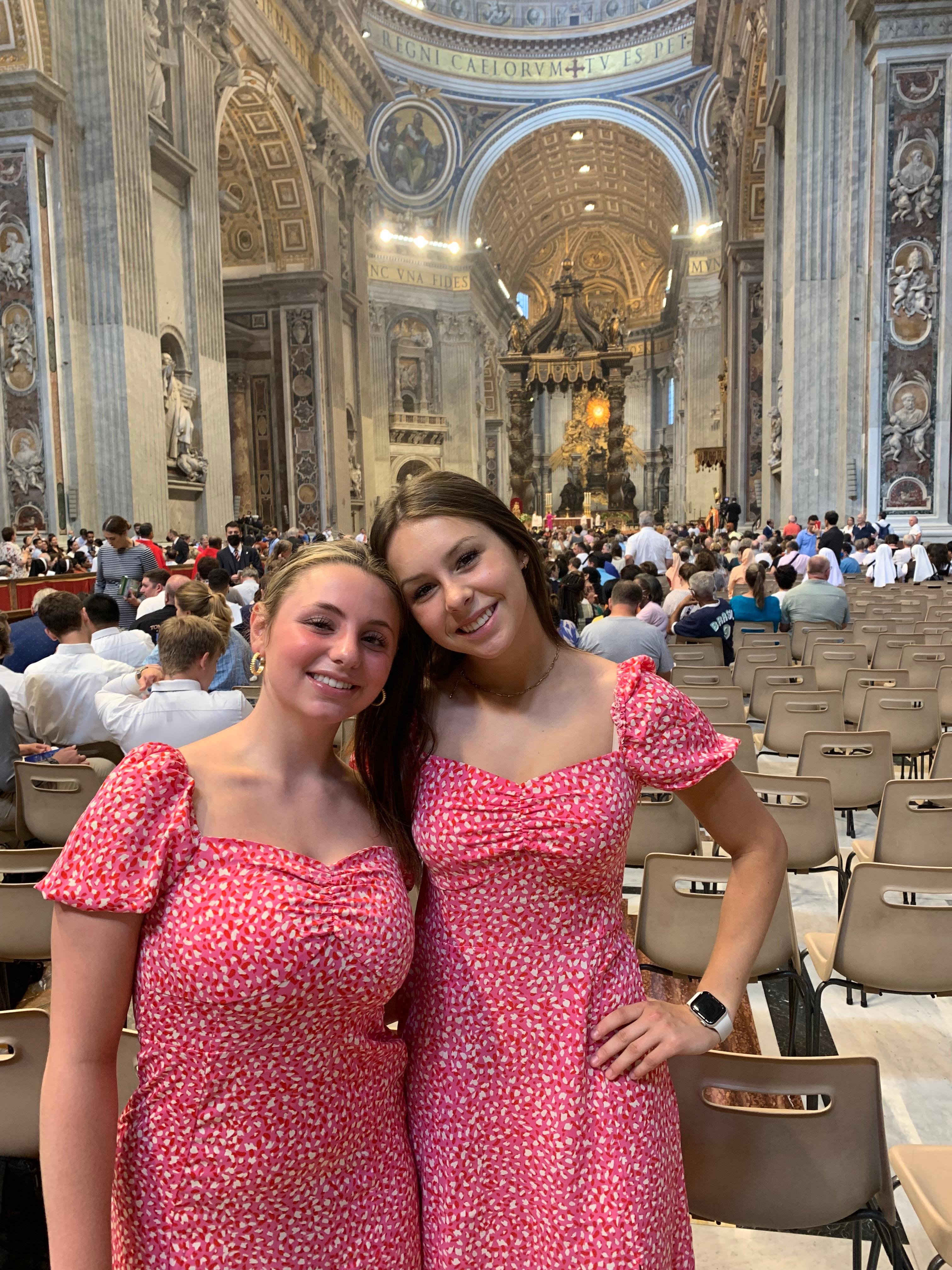 June 29, 2022: Matching Dresses for the Holy Father!!!