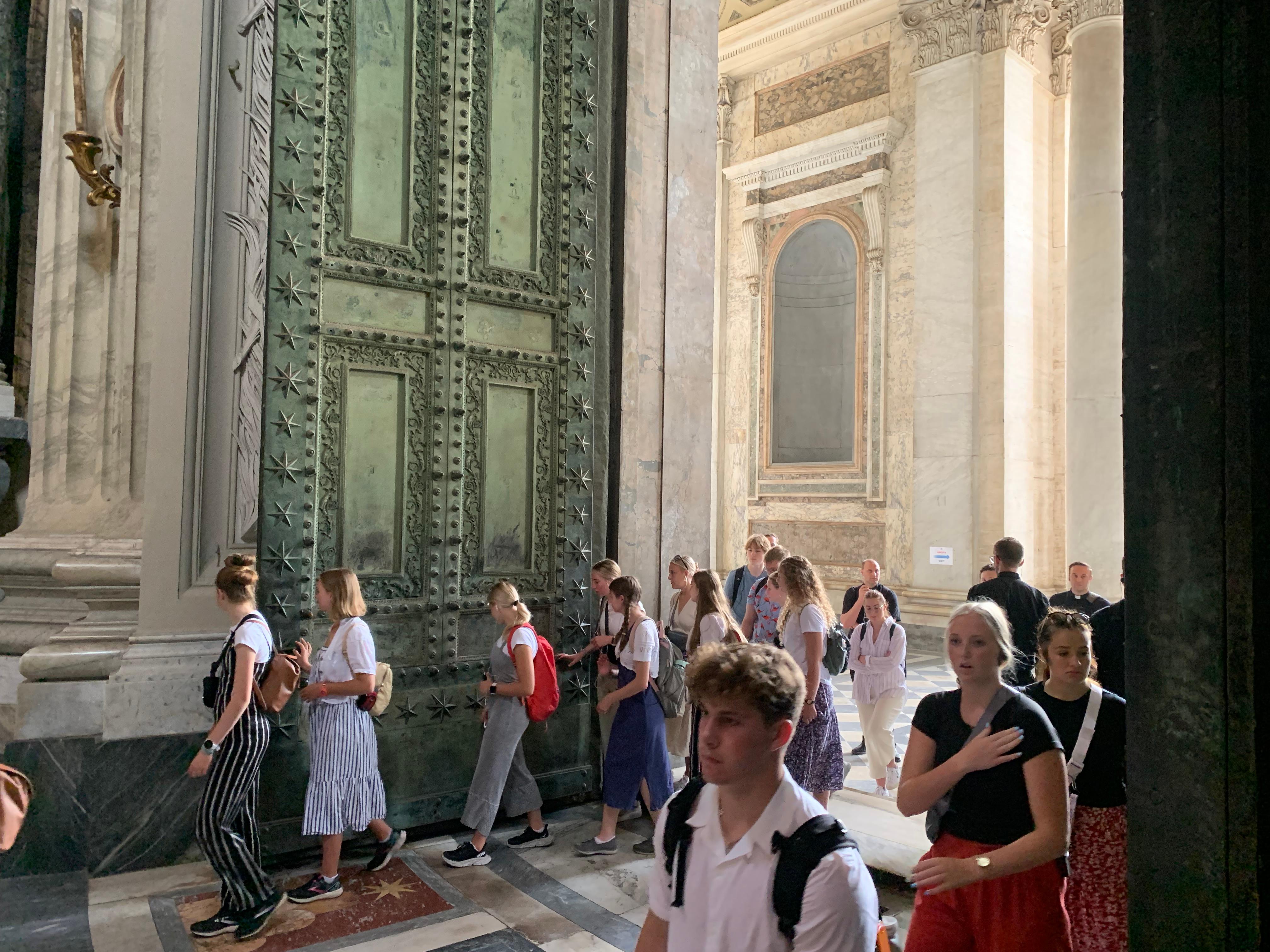 June 25, 2022: Roman Senate Doors at St. John Lateran